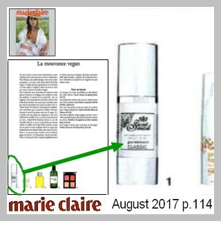 Marie Claire  08 / 2017 - Primer Classsic SECRET MASK vegan
